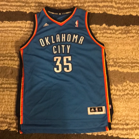 adidas Other - Retro Adidas Kevin Durant Thunder Jersey #35
